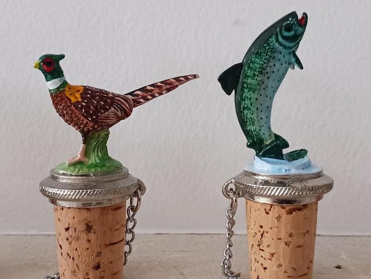 massief tinnen (wijn)flesstoppers, Antiek en Kunst, Antiek | Tin, Ophalen