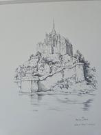 linnen cassette met 36 tekeningen Anton Pieck + wissellijst, Antiek en Kunst, Ophalen of Verzenden