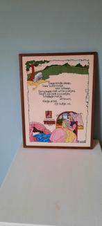 Borduurwerk slaap kindje slaap, Ophalen of Verzenden, Zo goed als nieuw
