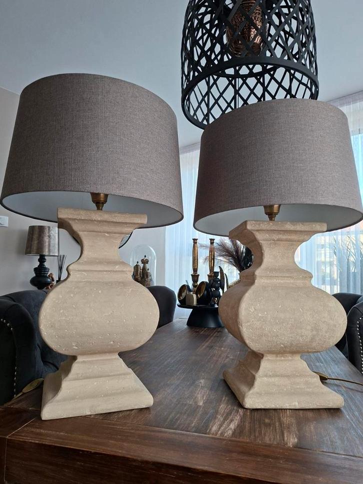 Prachtige tafellampen Luna Light, Huis en Inrichting, Lampen | Tafellampen, Zo goed als nieuw, 50 tot 75 cm, Ophalen