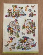 3D Kerst knipvel dieren, Ophalen, Nieuw, Kerst, Knipvel