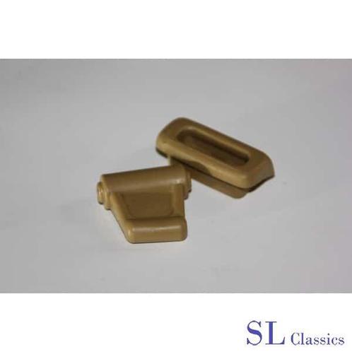 Clipset Beige voor de zonnekleppen Mercedes-Benz SL, Auto-onderdelen, Interieur en Bekleding, Mercedes-Benz, Nieuw, Ophalen of Verzenden
