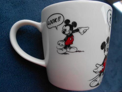 witte Mickey Mouse beker Disneyland Parijs, Verzamelen, Disney, Gebruikt, Servies, Mickey Mouse, Ophalen