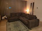 Mooie hoekbank met ottomaan, Huis en Inrichting, Banken | Complete zithoeken, Ophalen, Gebruikt, Stof, Modern