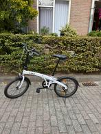 B-Fold Vouwfiets - Wit - Met Versnellingen, Gebruikt, Heren, 14 tot 16 inch, Versnellingen