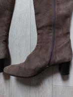 Lange suède laarzen, maat 38, bruin, Ophalen of Verzenden, Zo goed als nieuw, Bruin, Hoge laarzen