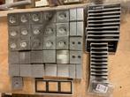 Jung LS990 RVS schakelmateriaal stopcontacten schakelaars, Gebruikt, Ophalen of Verzenden, Stopcontact