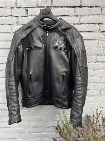 Harley Davidson, zwaar leren jack. Maat Large beschikbaar voor biedingen