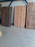 Massief eiken boomstambladen 180x100x4, Ophalen, Nieuw, Rechthoekig, 200 cm of meer