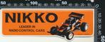 Sticker: Nikko - Leader in radio control cars, Verzamelen, Ophalen of Verzenden, Zo goed als nieuw, Bedrijf of Vereniging