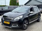 Peugeot 2008 1.6 Benzine 2014 Zwart Panorama Led Alcantara, Voorwielaandrijving, Euro 5, Gebruikt, 4 cilinders