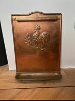 Vintage Koperen Keukenrek met Haan, Ophalen of Verzenden