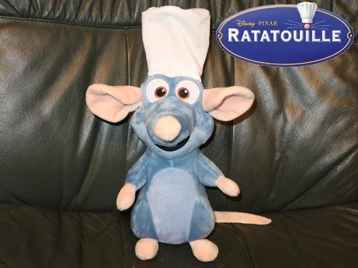 Ratatouille rat, chef kok Remy, Disney Pixar knuffel, plush, Kinderen en Baby's, Speelgoed | Knuffels en Pluche, Zo goed als nieuw