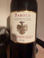 Barolo Baldepozzo 1998 - Rode Wijn 6 beschikbaar, Verzamelen, Wijnen, Ophalen, Italië, Zo goed als nieuw, Rode wijn