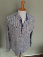 Vlot overhemd maat 41 / 42 van Giordano ., Blauw, Ophalen of Verzenden, Zo goed als nieuw, Halswijdte 41/42 (L)