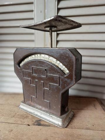 Stoere art deco Jacob Maul weegschaal, macito beschikbaar voor biedingen