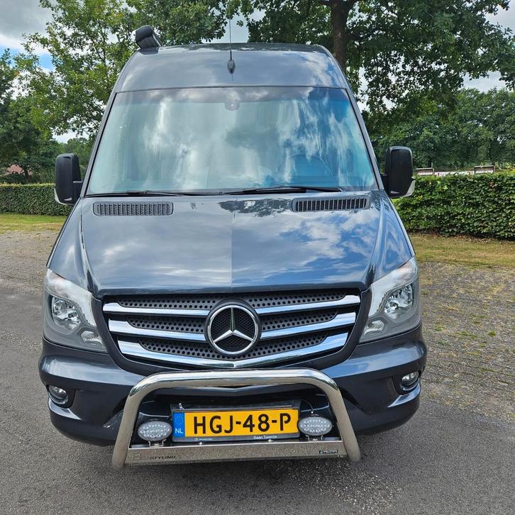 camperbus mercedes  sprinter 319 V6 automaat Tenoriet grijs, Caravans en Kamperen, Campers, Particulier, tot en met 2, Buscamper of Camperbus