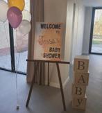 Welkomstbord standaard / Schildersezel te huur, Ophalen, Zo goed als nieuw, Geboorte of Huwelijk