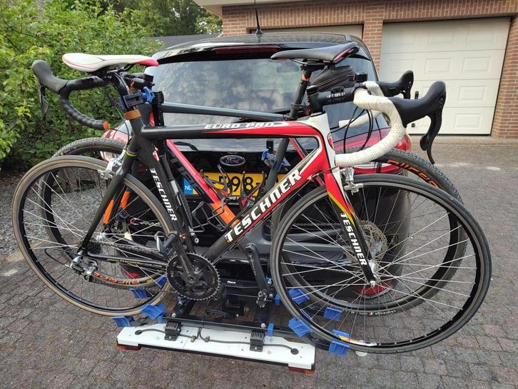 TACX Compact T2430 fietsendrager, Auto diversen, Fietsendragers, Gebruikt, Trekhaakdrager, 2 fietsen, Ophalen