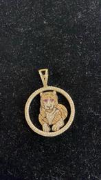 14 k gouden panter hanger 7,6 gram, Sieraden, Tassen en Uiterlijk, Kettinghangers, Nieuw, Goud, Goud, Ophalen of Verzenden