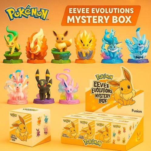 Eevee Mysteryboks, Hobby en Vrije tijd, Verzamelkaartspellen | Pokémon, Zo goed als nieuw, Overige typen, Ophalen of Verzenden