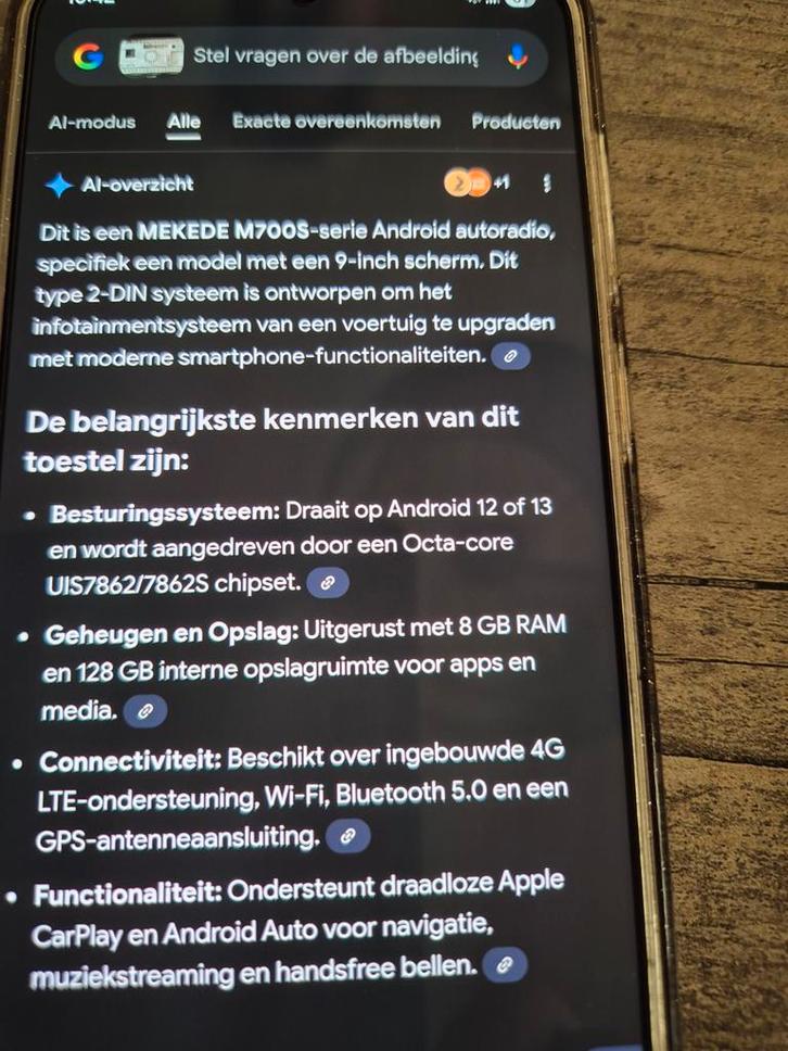 MEKEDE M700S Android Autoradio - Nieuwstaat!, Auto diversen, Autoradio's, Zo goed als nieuw, Ophalen of Verzenden