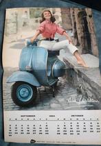 1962, VESPA KALENDER, BSA, MOTOR, SCOOTER., Ophalen of Verzenden, Benzine