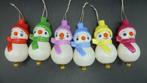 Celluloid oud plastic rammelaar kerstboomhanger sneeuwpop, Antiek en Kunst, Antiek | Speelgoed, Ophalen of Verzenden