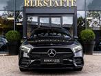 Mercedes A-klasse A250e AMG|PANO|18''|CAMERA|LED|SFEERVERL., Gebruikt, 4 cilinders, Alcantara, Zwart