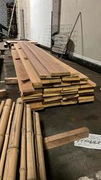 HH londerplank 1 zij glad. 1 zij fijnbezaagd 28x190mm, Ophalen, Planken, Nieuw, Hardhout