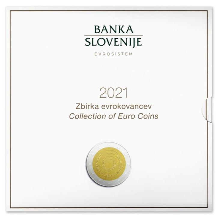 BU set Slovenie 2021 - 1 cent t/m 3 euro - 10 munten Blister, Postzegels en Munten, Munten | Europa | Euromunten, Setje, Overige waardes