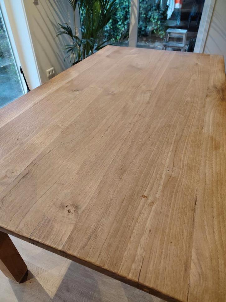 Teakhouten Eetkamertafel, Huis en Inrichting, Tafels | Eettafels, Gebruikt, 50 tot 100 cm, 150 tot 200 cm, Vijf personen of meer