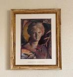 Print Euripidus Kastaris achter glas in een mooie lijst., Antiek en Kunst, Kunst | Schilderijen | Klassiek, Ophalen
