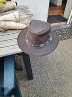 Mooie echt leren hoed, Ophalen of Verzenden, Zo goed als nieuw