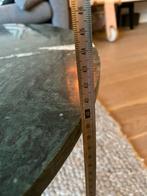 Donkergroene marmeren bijzettafel, Ophalen, Gebruikt, Hardsteen, Overige typen