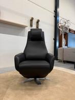 Nieuw FSM Skye Relaxfauteuil elektrisch zwart leer Design, Huis en Inrichting, Fauteuils, Nieuw, Leer, Ophalen of Verzenden, FSM