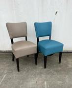 13 stuks nette horeca restaurant stoelen Lisa VOORRAAD, Huis en Inrichting, Stoelen, Ophalen, Gebruikt, Blauw, Hout