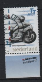 1lvan ‹(•¿•)› nl j0735 motor tt-assen tab, Verzenden, Na 1940, Gestempeld