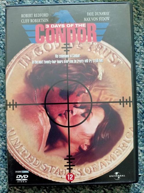 3 Days of the Condor -imdb 7,4  Robert Redford Faye Dunaway, Cd's en Dvd's, Dvd's | Klassiekers, Zo goed als nieuw, Thrillers en Misdaad