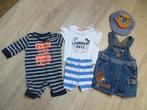Jongens zomerkleding, o.a. petje, tuinbroek maat 56, Ophalen, Gebruikt, Jongetje, Broekje