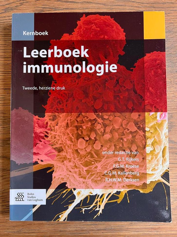 Leerboek Immunologie - ISBN 9789036802574, Boeken, Studieboeken en Cursussen, Gelezen, HBO, Beta, Ophalen of Verzenden