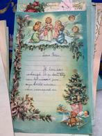 #kerst antieke kerst groeten kaarten 1930-1960, Diversen, Gebruikt, T, Ophalen of Verzenden, N