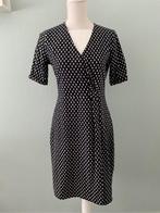 Bloomings/ stijlvolle/  jurk/ blauw/ wit/ maat 38, Maat 38/40 (M), Zo goed als nieuw, Bloomings, Boven de knie
