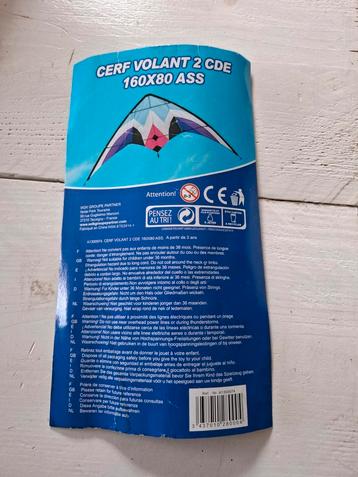 Cerf Volant 2 CDE 160x80 ASS Vlieger beschikbaar voor biedingen