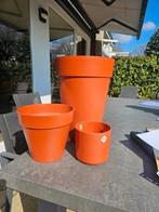 Elho kunststof potten, Tuin en Terras, Bloempotten, Kunststof, Gebruikt, Rond, Ophalen of Verzenden