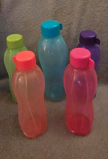 5 Tupperware eco flesjes beschikbaar voor biedingen