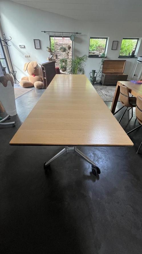 Opklapbare opvouwbare tafels, Huis en Inrichting, Bureaus, Zo goed als nieuw, Bureau, Met wielen, Ophalen