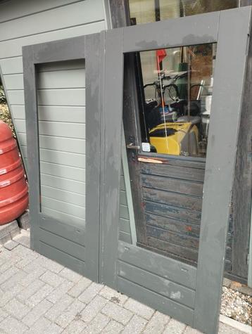 3 x set Hardhouten Dubbele Deur zonder Glas beschikbaar voor biedingen