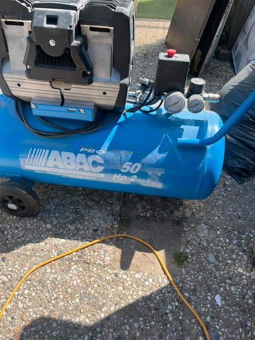 Abac pro air compressors 50 hp2, Doe-het-zelf en Verbouw, Compressors, Zo goed als nieuw, 6 tot 10 bar, 25 tot 100 liter, Ophalen