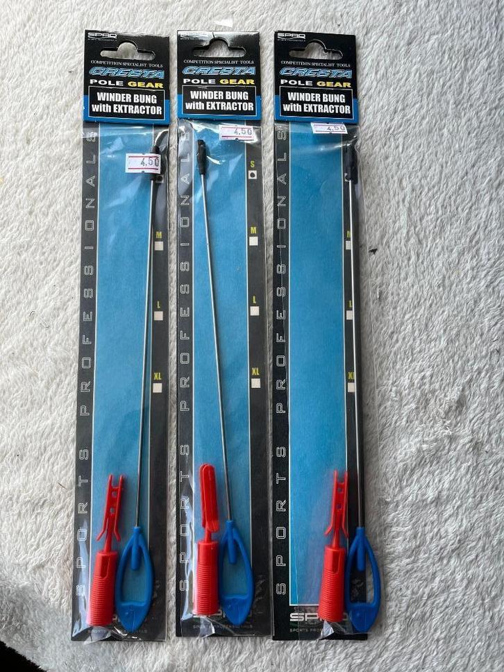 adv 386 / NIEUW 1 pakje  winder bung set CRESTA, Watersport en Boten, Hengelsport | Algemeen, Nieuw, Overige typen, Ophalen of Verzenden